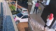 Imagens de câmeras de segurança do crime na cidade de Luís Eduardo Magalhães, na Bahia - Reprodução/Vídeo/YouTube/@uol