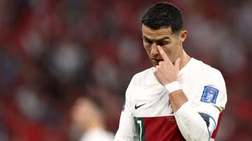 Cristiano Ronaldo durante partida de futebol - Getty Images
