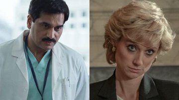 Hasnat Khan e Diana retratados em 'The Crown' - Divulgação / Netflix