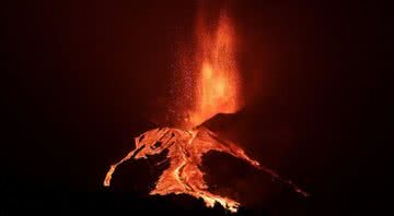 A erupção do vulcão Cumbre Vieja na ilha de La Palma - Getty Images