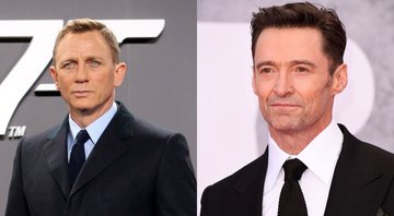 Montagem mostrando Daniel Craig (à esq) e Hugh Jackman (à dir) - Getty Images