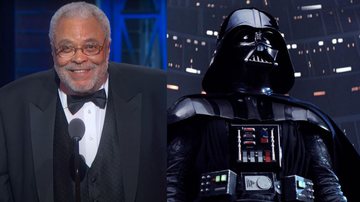 Montagem mostrando James Earl Jones e Darth Vader - Divulgação/ Youtube/ The Tony Awards e Divulgação/ Disney
