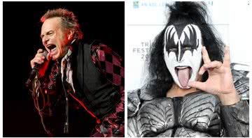 David Lee Roth e Gene Simmons - Getty Images