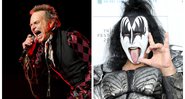 David Lee Roth e Gene Simmons - Getty Images