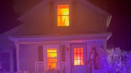 Casa com decoração de Halloween - Reprodução / Glens Falls Bombeiros