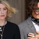 Amber Heard e Johnny Depp em montagem - Getty Images