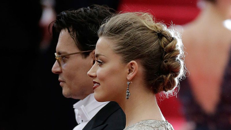 O ex-casal de atores Johnny Depp e Amber Heard - Getty Images