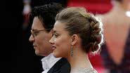 O ex-casal de atores Johnny Depp e Amber Heard - Getty Images