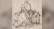 O desenho “A Virgem e o Menino” - Divulgação/Agnews Gallery