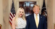 Donald Trump e sua filha Tiffany Trump - Divulgação/Instagram