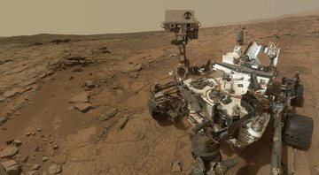 Fotografia do Curiosity em Marte - Divulgação / NASA / JPL