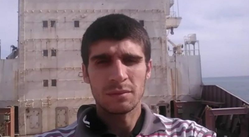 O marinheiro que foi aprisionado no navio - Divulgação/Mohammed Aisha