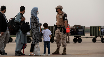 Refugiados afegãos chegam à Espanha - Getty Images
