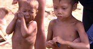 Crianças Yanomami - Divulgação / vídeo / TV Globo