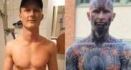 Tristan tatuou 95% do corpo - Divulgação / Instagram / @Tristan_Weigelt