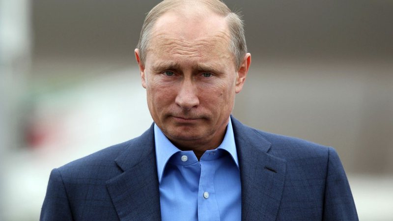 O presidente russo Vladimir Putin em fotografia