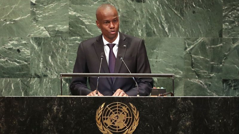 O presidente haitiano, Jovenel Moise