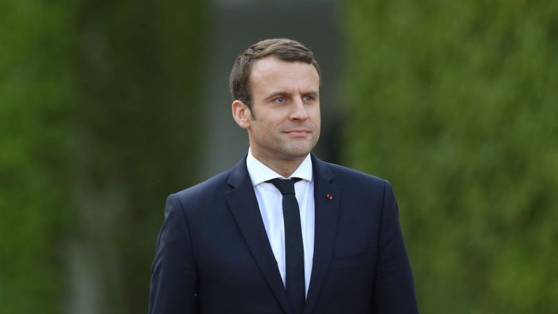 O presidente Francês, Emmanuel Macron - Getty Images