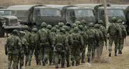 Soldados ucranianos no ano de 2014 - Getty Images