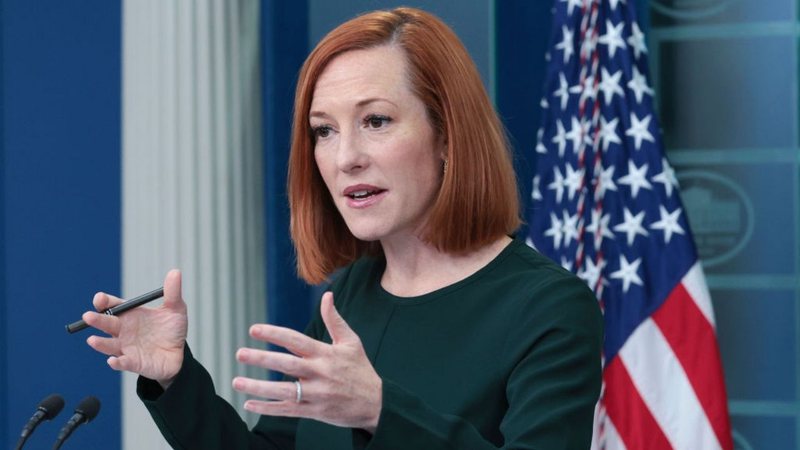 A porta-voz da Casa Branca Jen Psaki - Getty Images
