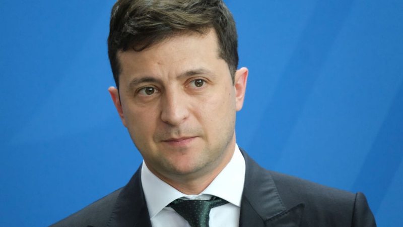 O presidente ucraniano Volodymyr Zelensky
