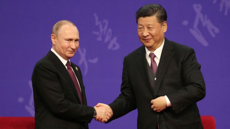 Vladimir Putin e Xi Jinping - Getty Images