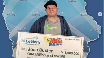 O grande vencedor da loteria - Divulgação / Iowa Lottery