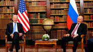 Joe Biden e Vladimir Putin durante encontro - Getty Images