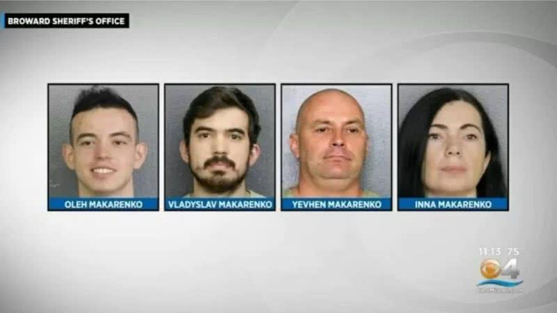 Família acusada de ter espancado homem - Divulgação / Youtube / WFOR