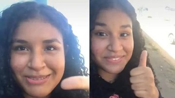 A estudante Esther Araújo em vídeo - Divulgação/Vídeo/UOL