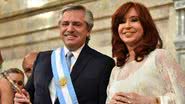 O presidente Alberto Fernández ao lado de Cristina Kirchner - Getty Images