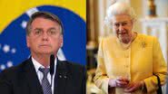 Jair Bolsonaro e rainha Elizabeth - Getty Images