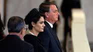 Jair e Michelle Bolsonaro durante velório de Elizabeth II - Getty Images