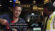 Repórter dinamarquês foi impedido de prosseguir com a entrevista - Divulgação / vídeo / Globo Esporte