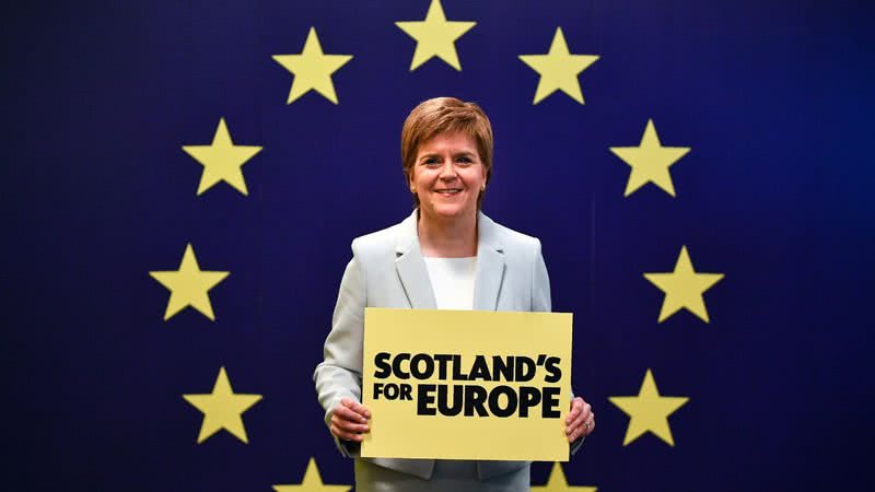 Nicola Sturgeon, a primeira-ministra da Escócia - Getty Images