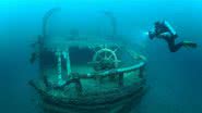 O navio Westmoreland, que naufragou em 1854 - Divulgação / Facebook / Chris Roxburgh