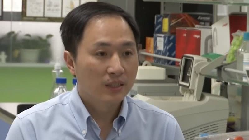 O cientista chinês He Jiankui - Divulgação / vídeo / The Independent