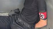 Jovem de 17 anos preso usava suástica - Divulgação / Guarda Municipal