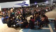 103 menores desacompanhados estavam em caminhão - Divulgação / Instituto Nacional de Migración