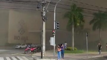 Incêndio ocorreu em shopping de São Luís - Divulgação / vídeo / TV Globo