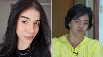 A jovem Thais e sua mãe - Divulgação / Matheus Lopes de Oliveira/Arquivo Pessoal e TV Globo