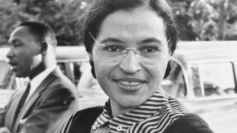 A norte-americana Rosa Parks - Wikimedia Commons / National Archives and Administration Records