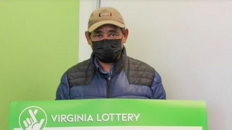 O vencedor da loteria Fekru Hirpo - Divulgação / Virginia Lottery