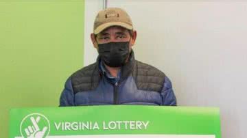 O vencedor da loteria Fekru Hirpo - Divulgação / Virginia Lottery