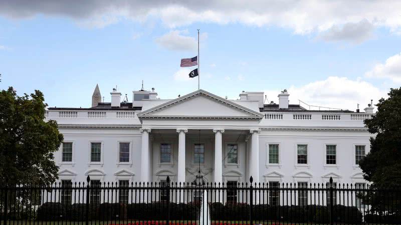Fachada da Casa Branca, em Washington - Getty Images