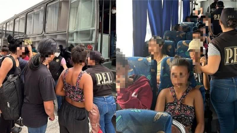 Brasileiros foram detidos e encaminhados para o Instituto Nacional de Migração - Divulgação