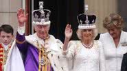 Charles III e sua esposa Camilla durante coroação - Getty Images