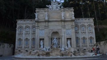 A Fontana di Trevi de Serra Negra - Divulgação / vídeo / G1