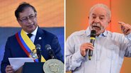 Os presidentes Gustavo Petro e Luís Inácio Lula da Silva - Getty Images