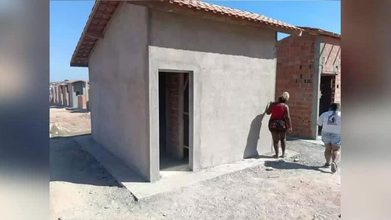 Casas populares de 15 m² que estão sendo construídas em Campinas - Divulgação / Twitter
